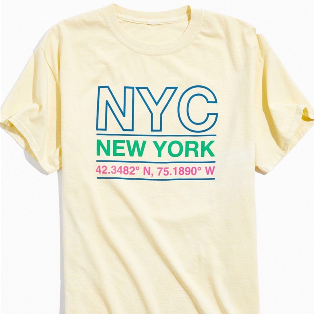 New York City Coordinates Tee